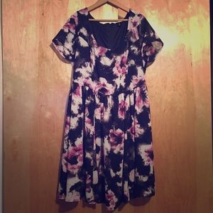 Cute Rose Print Torrid Dress